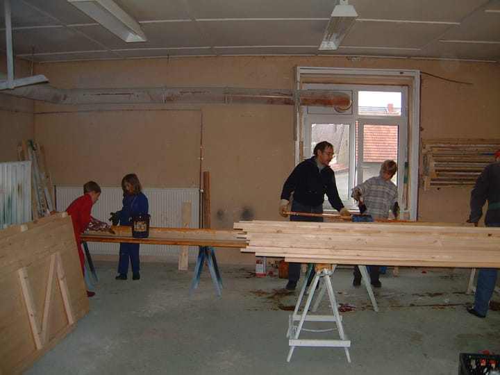 Foto aus Holzbudenbau · 2002