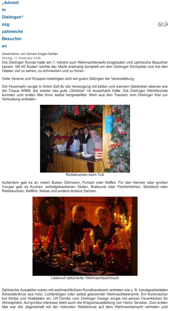Foto aus Adventsmarkt 2006 · 2006