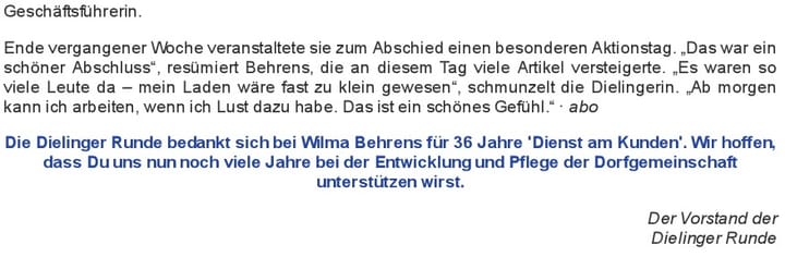 Foto aus Wilma das kannst Du nicht machen · 2012