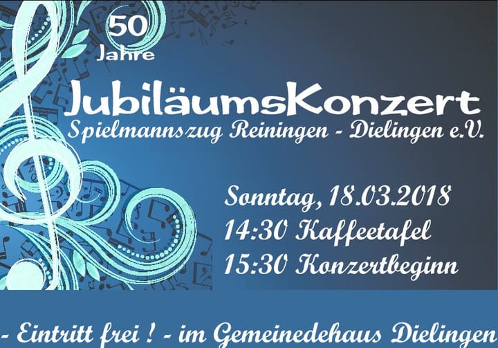 Foto aus JubiläumskonzertSpielmannszug · 2018